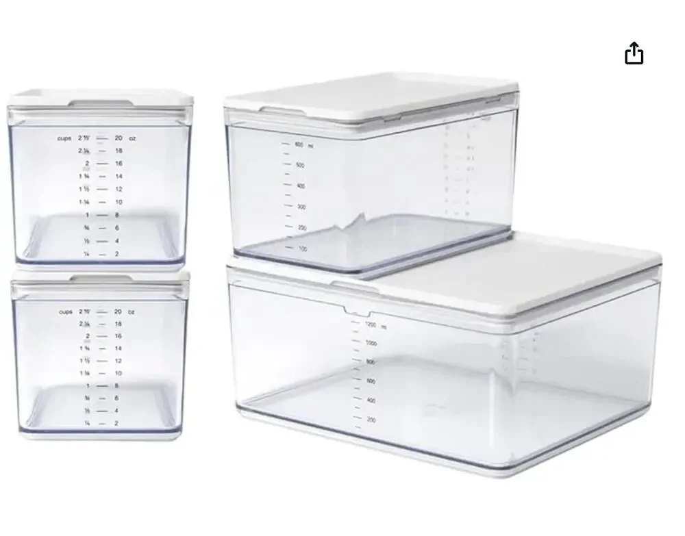 Prepdeck 4-Piece Container Set White Stone CK180601